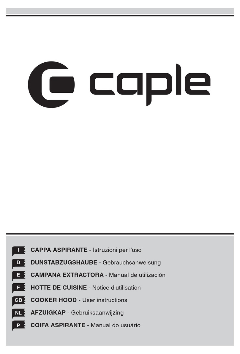 Caple SP600 User manual