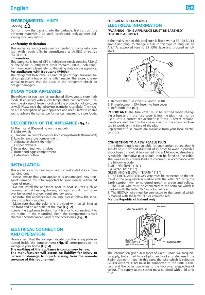 Caple C176L User manual