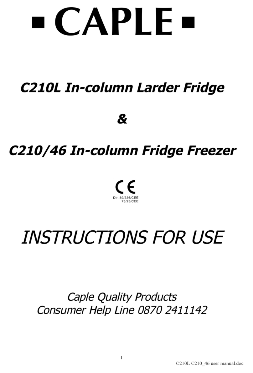 Caple C210/46 User manual