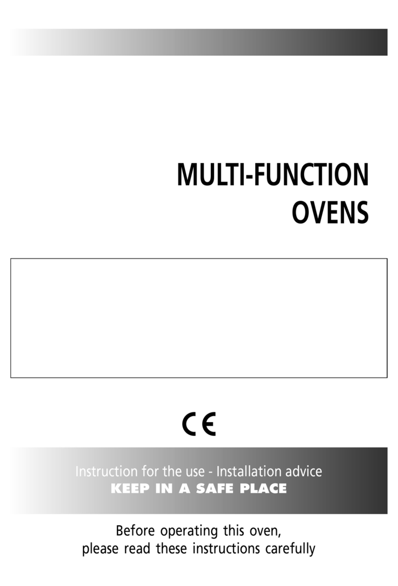 Caple MULTIFUNCTION OVENS User manual Caple MULTIFUNCTION OVENS User manual