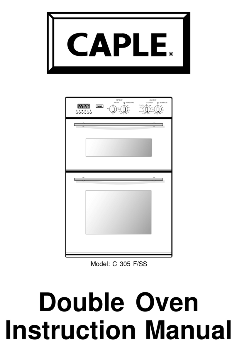 Caple C 305 F/SS User manual