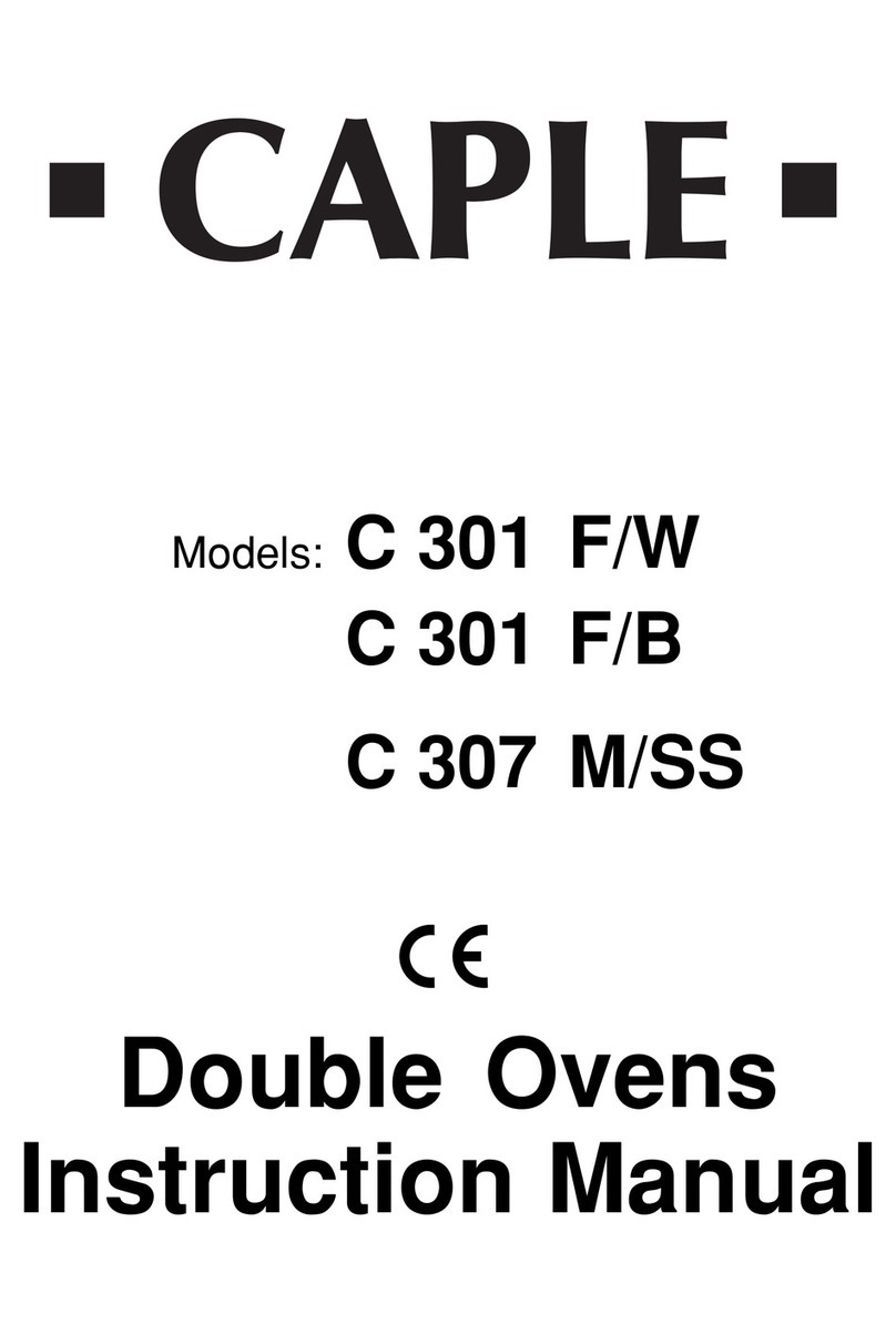 Caple C 301F/W User manual