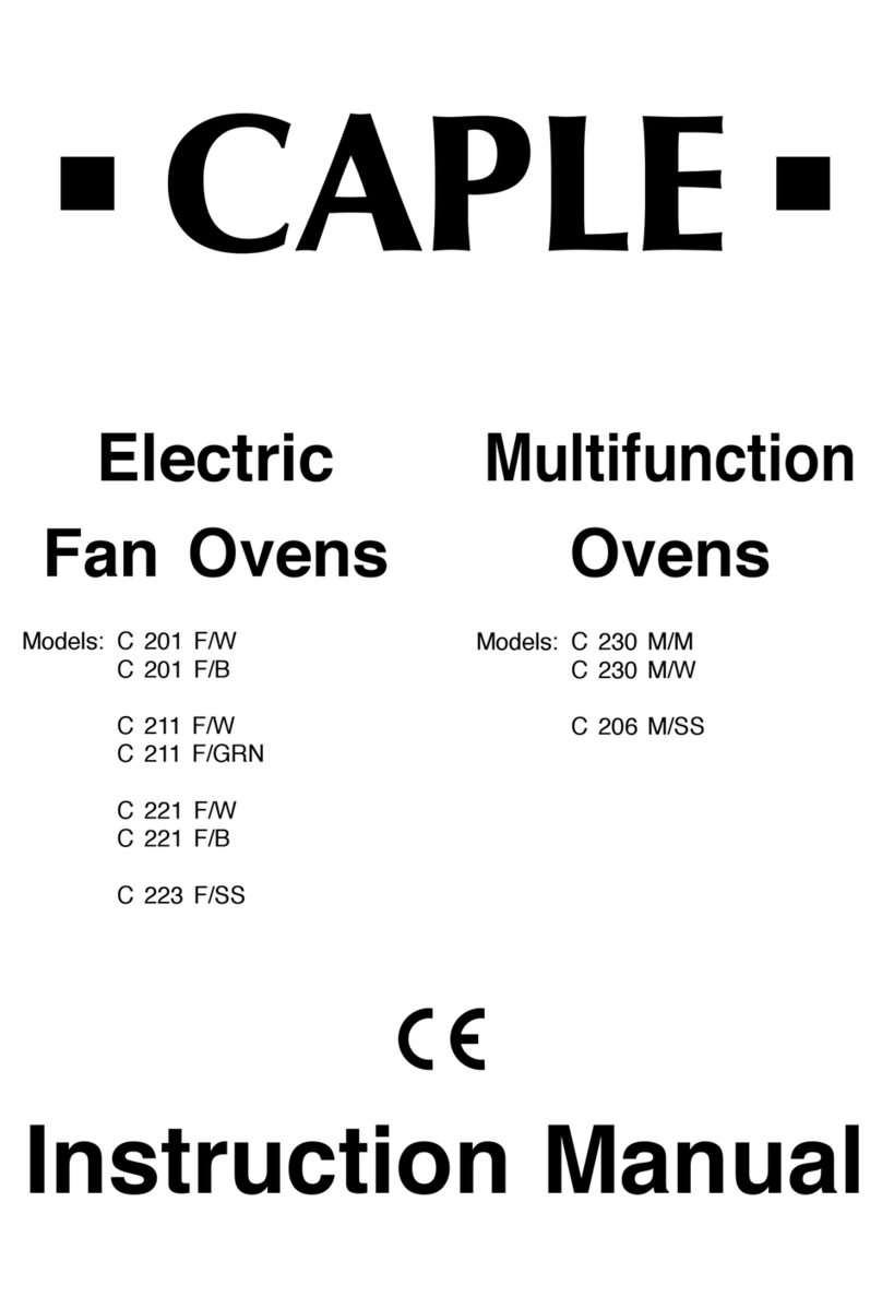 Caple C201 User manual