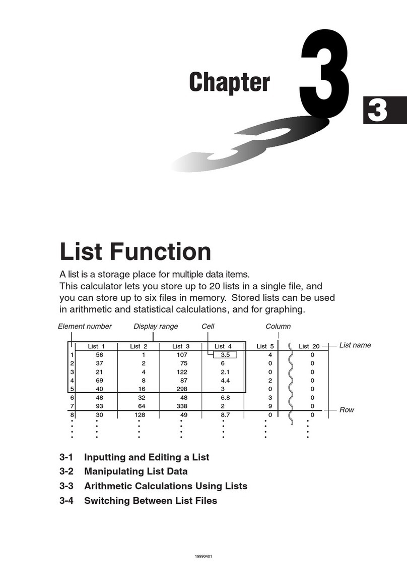 Casio ALGEBRA FX 2.0 User manual