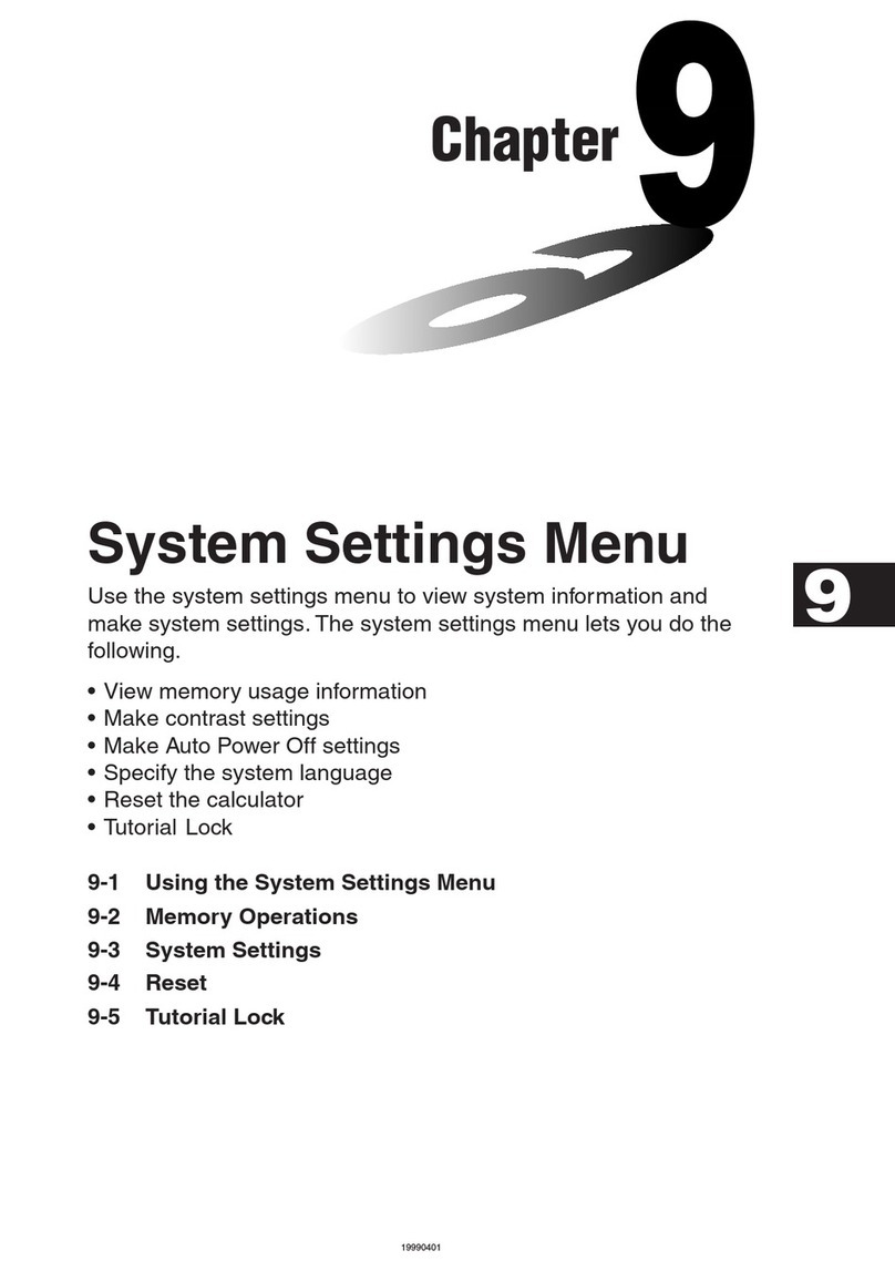 Casio ALGEBRA FX 2.0 User instructions