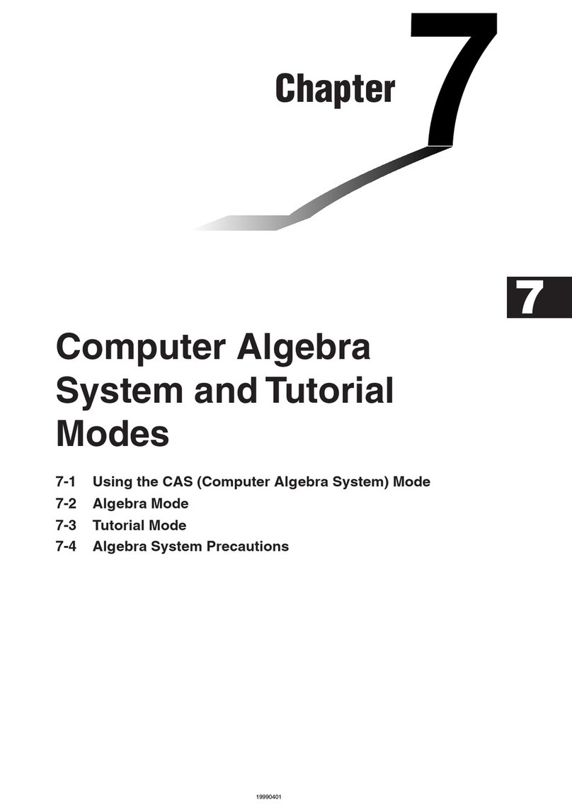 Casio ALGEBRA FX 2.0 Instruction and safety manual Casio ALGEBRA FX 2.0 Instruction and safety manual