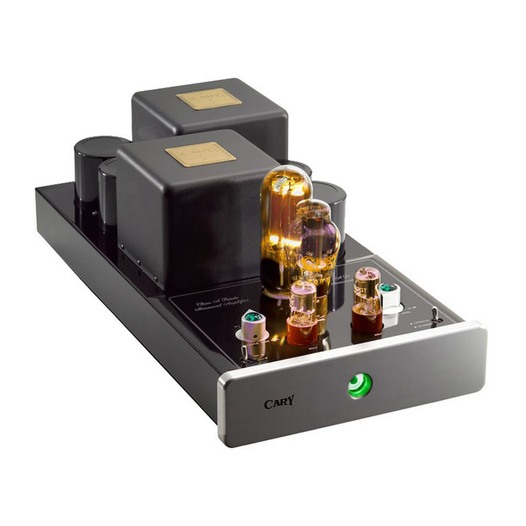 Cary Audio Design CAD-805 SIGNATURE operating manual