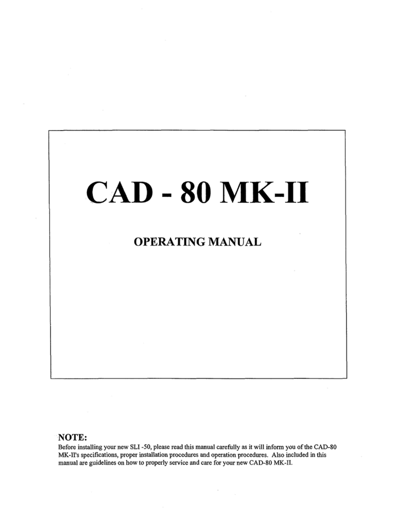Cary Audio Design CAD-80 Mk-II User manual