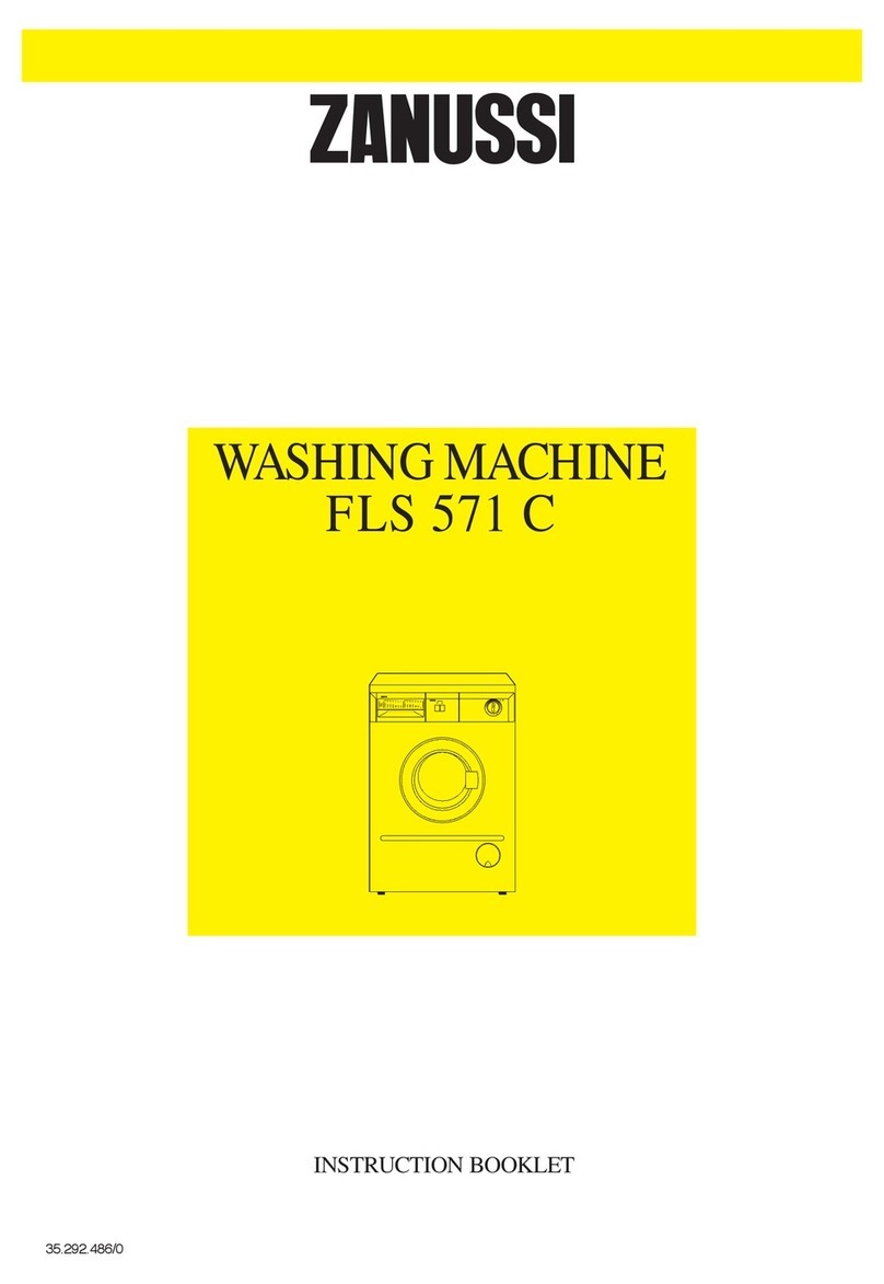 Zanussi FLS 571 C Instruction booklet