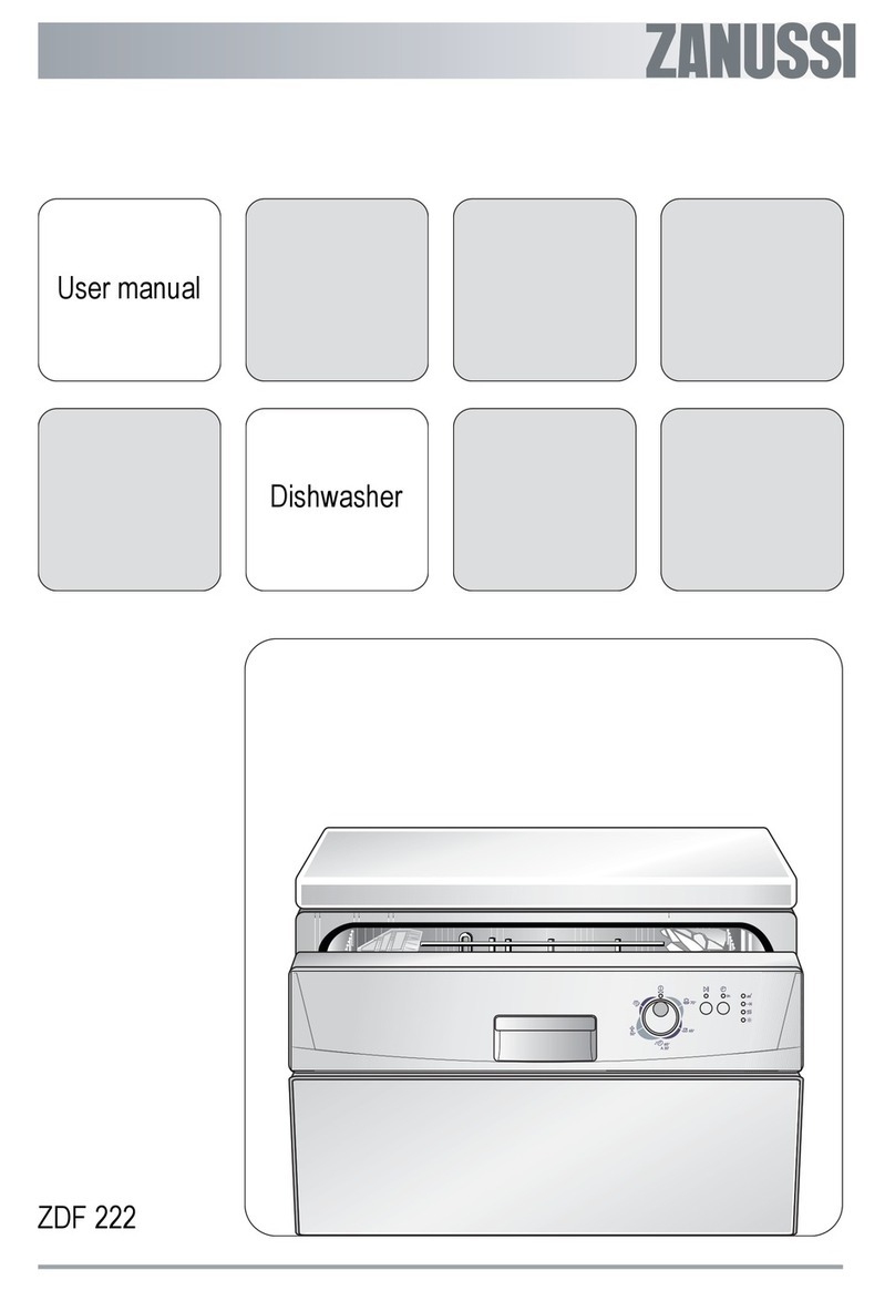 Zanussi ZDF 222 user manual