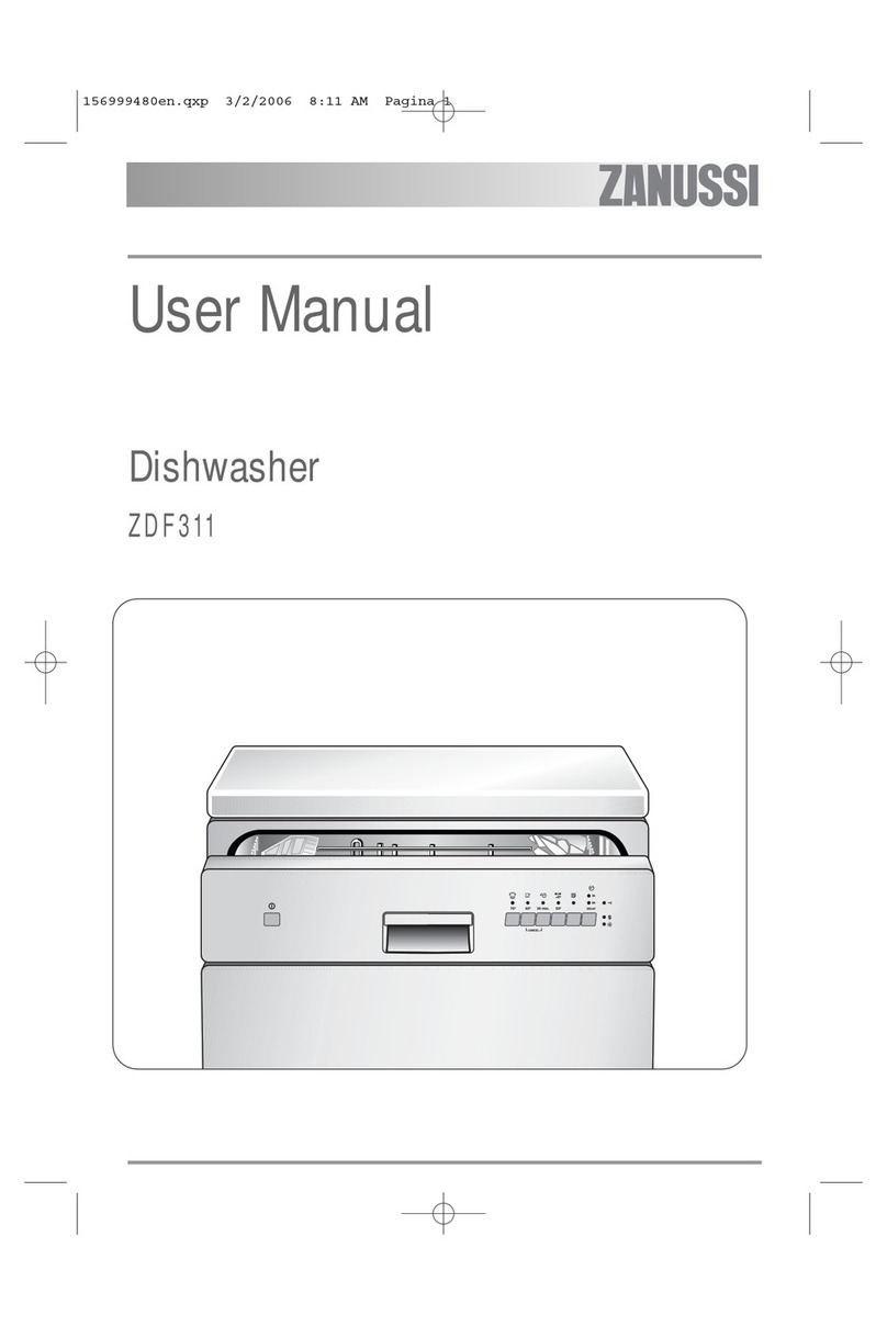 Zanussi ZDF311 user manual