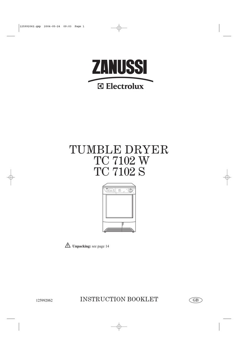 Zanussi Electrolux TC 7102 S Instruction booklet