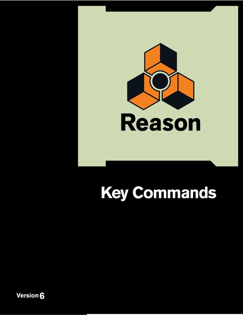 Propellerhead Reason manual