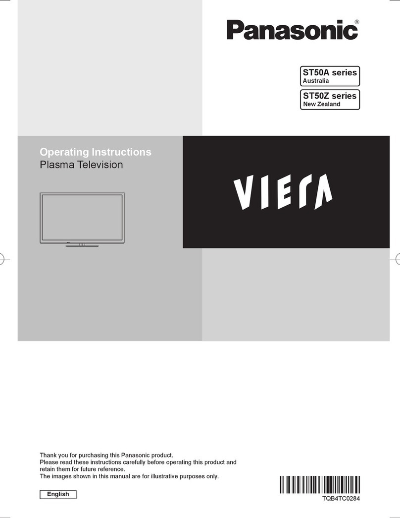 Panasonic Viera ST50A series User manual