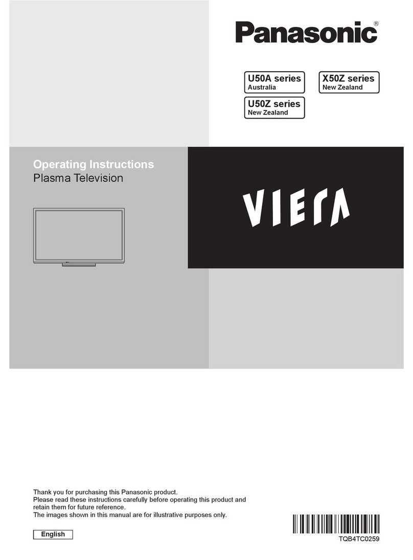 Panasonic Viera U50A series operating instructions Panasonic Viera U50A series operating instructions
