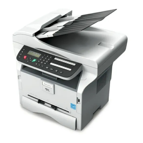 Ricoh Aficio SP 1100SF User manual