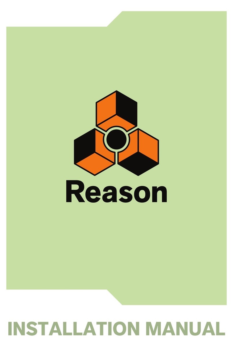 Propellerhead Reason installation manual