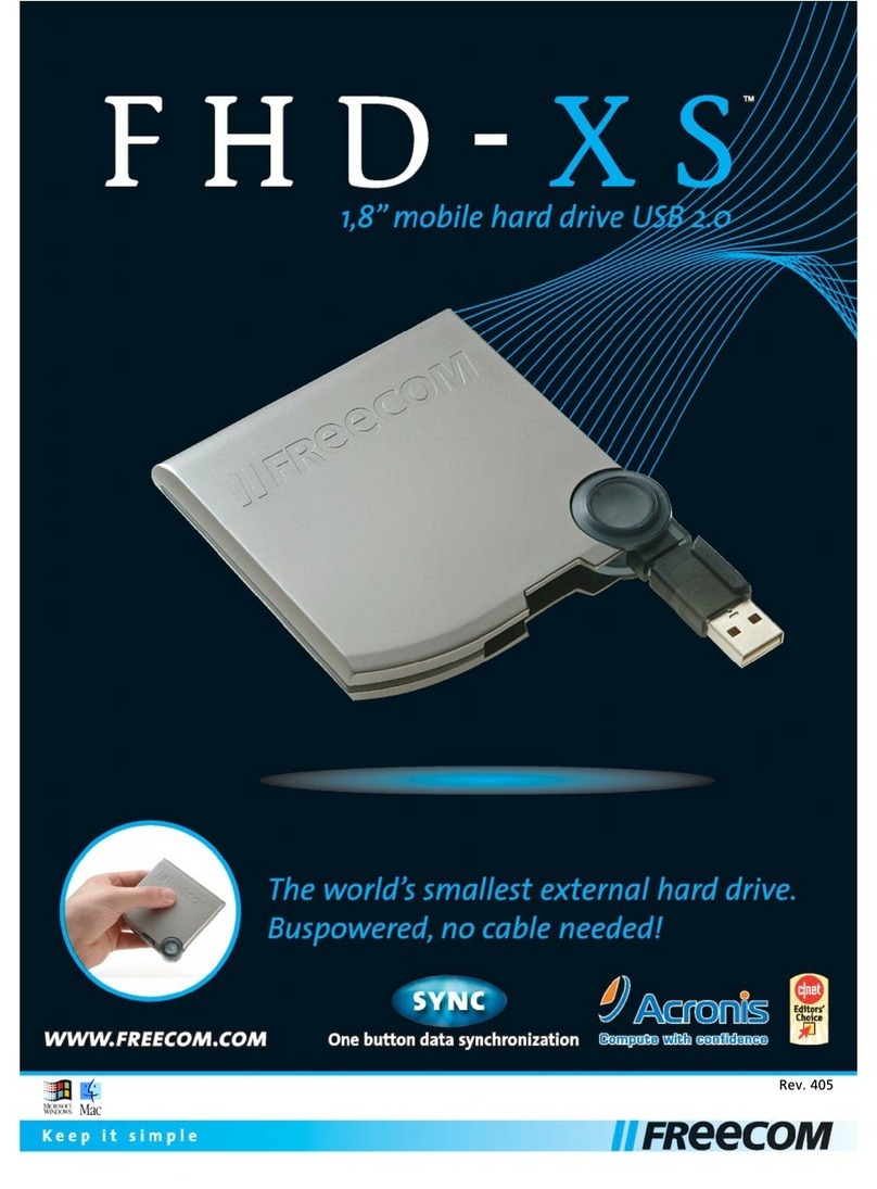 Freecom FHD-XS User manual