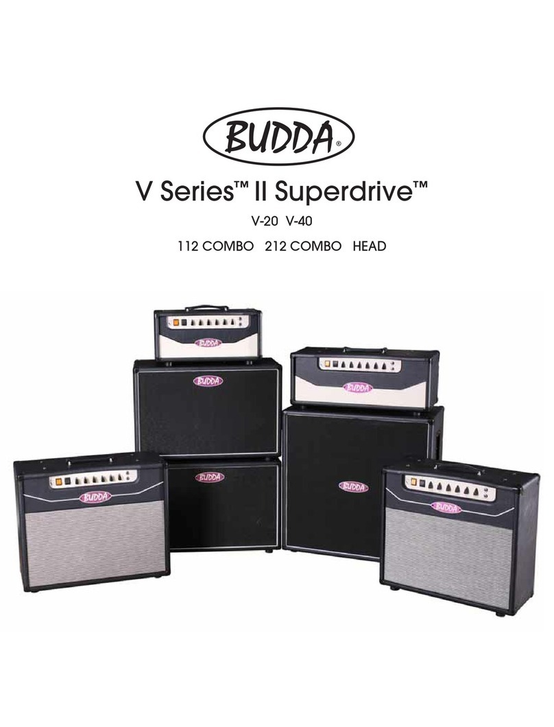 Budda Superdrive 112 COMBO manual Budda Superdrive 112 COMBO manual