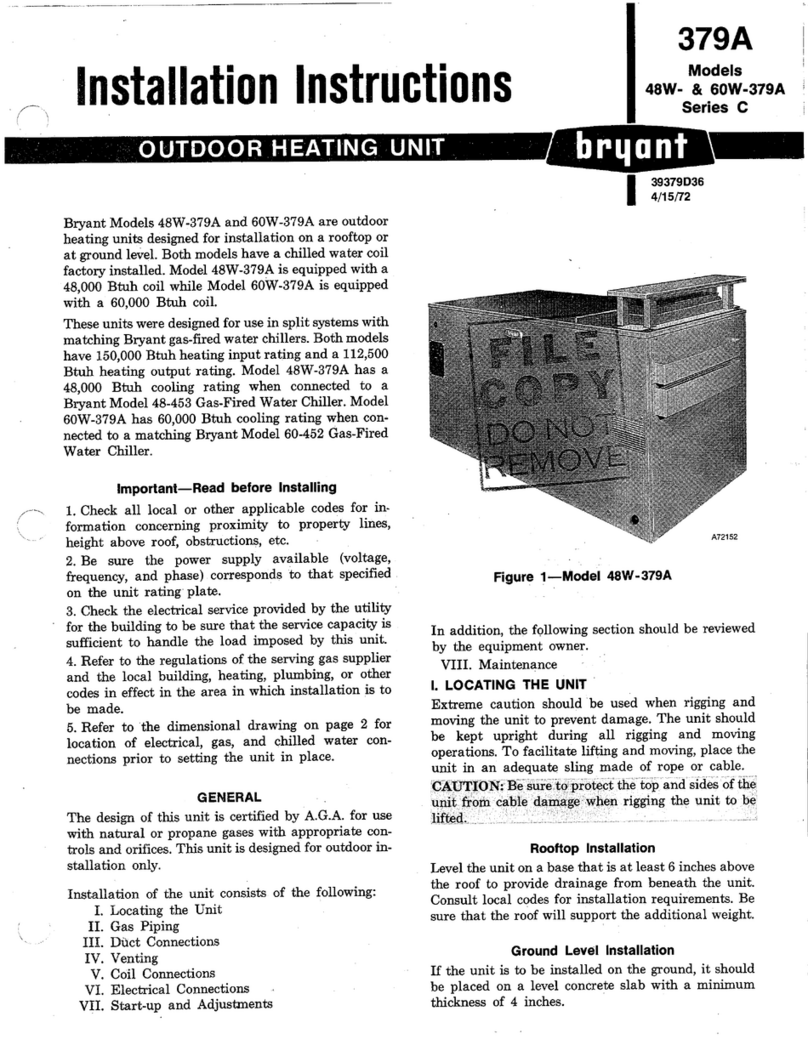 Bryant 379A User manual Bryant 379A User manual