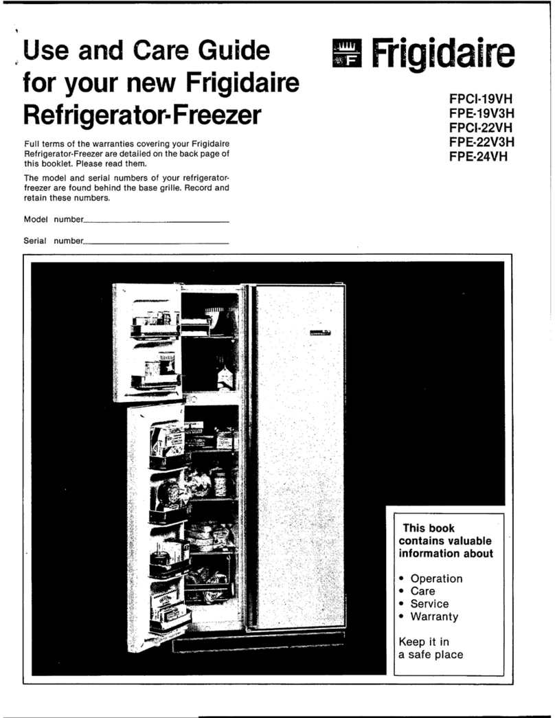 Frigidaire FPE-24VH User manual