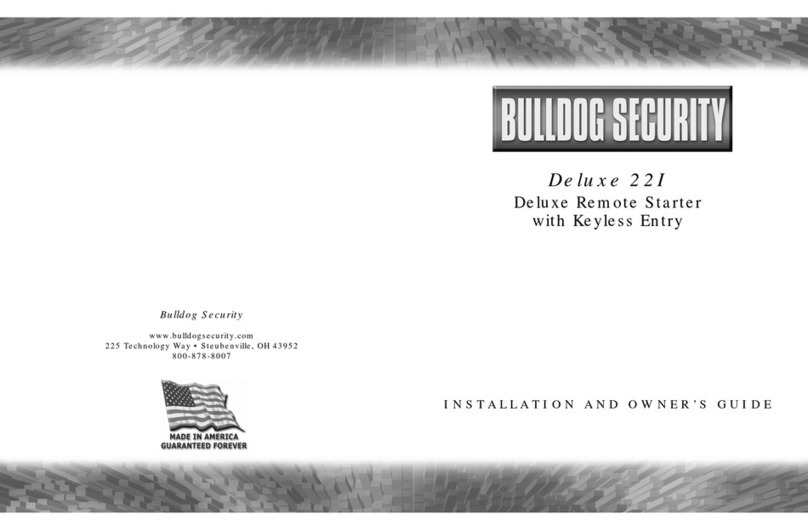Bulldog Security Deluxe 22I Instruction Manual