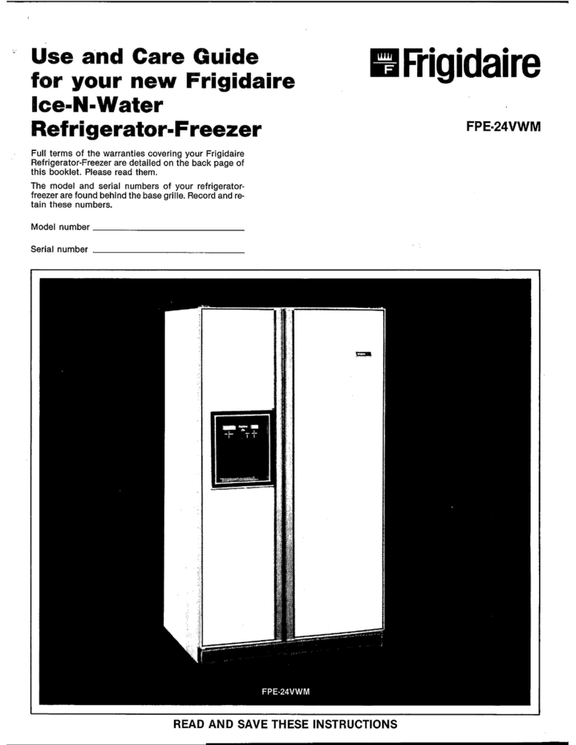 Frigidaire FPE-24VWM User manual Frigidaire FPE-24VWM User manual
