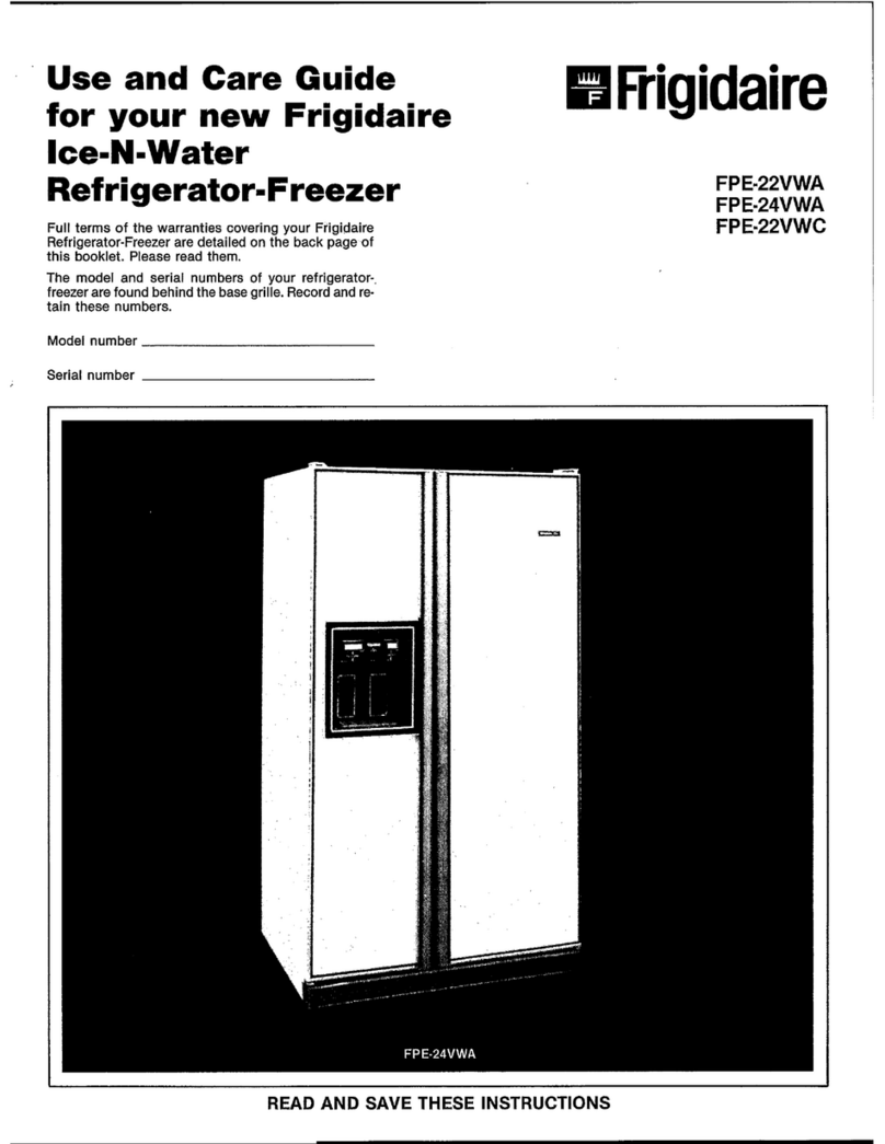 Frigidaire FPE-22VWA User manual