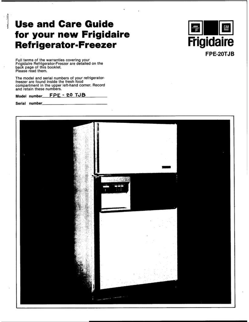 Frigidaire FPE-20TJB User manual