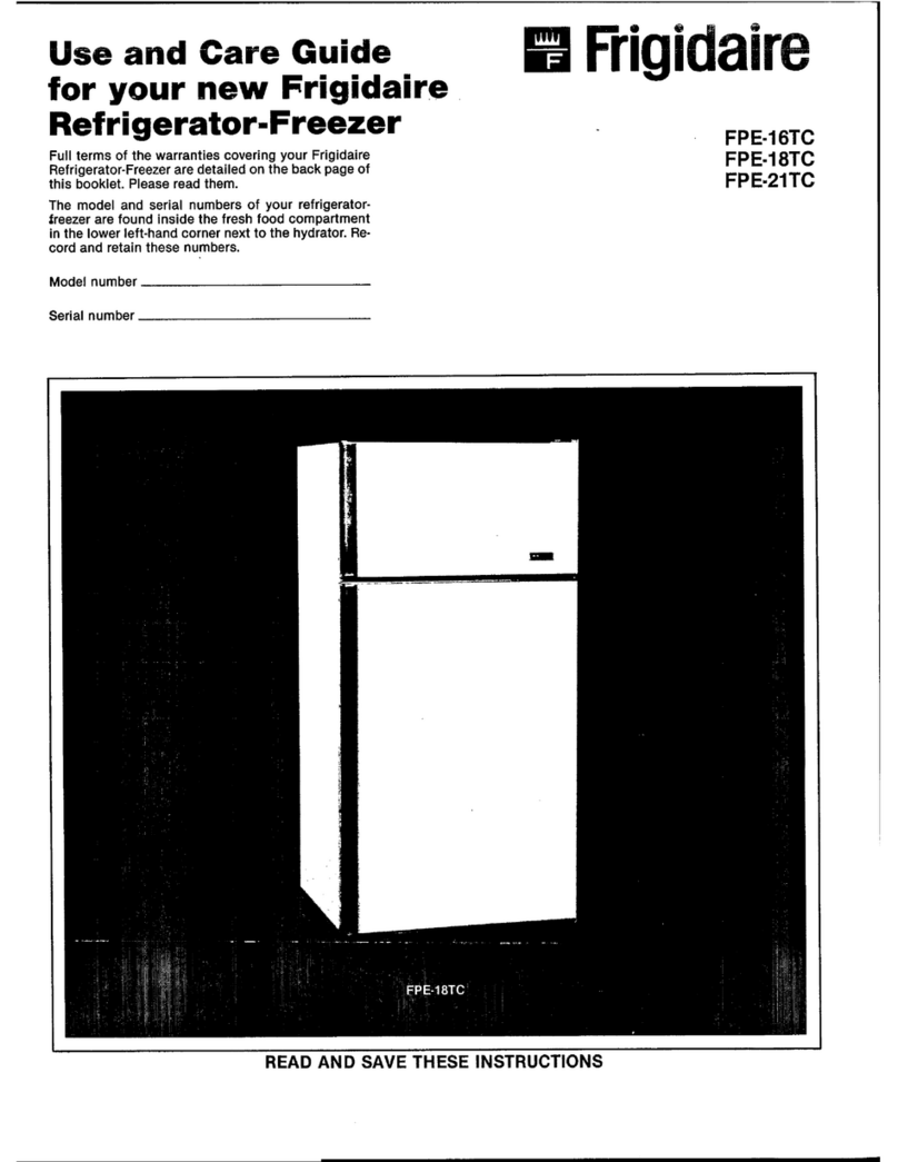 Frigidaire FPE-21TC User manual