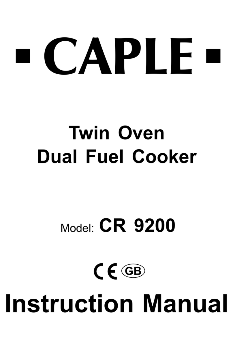 Caple CR 9200 User manual