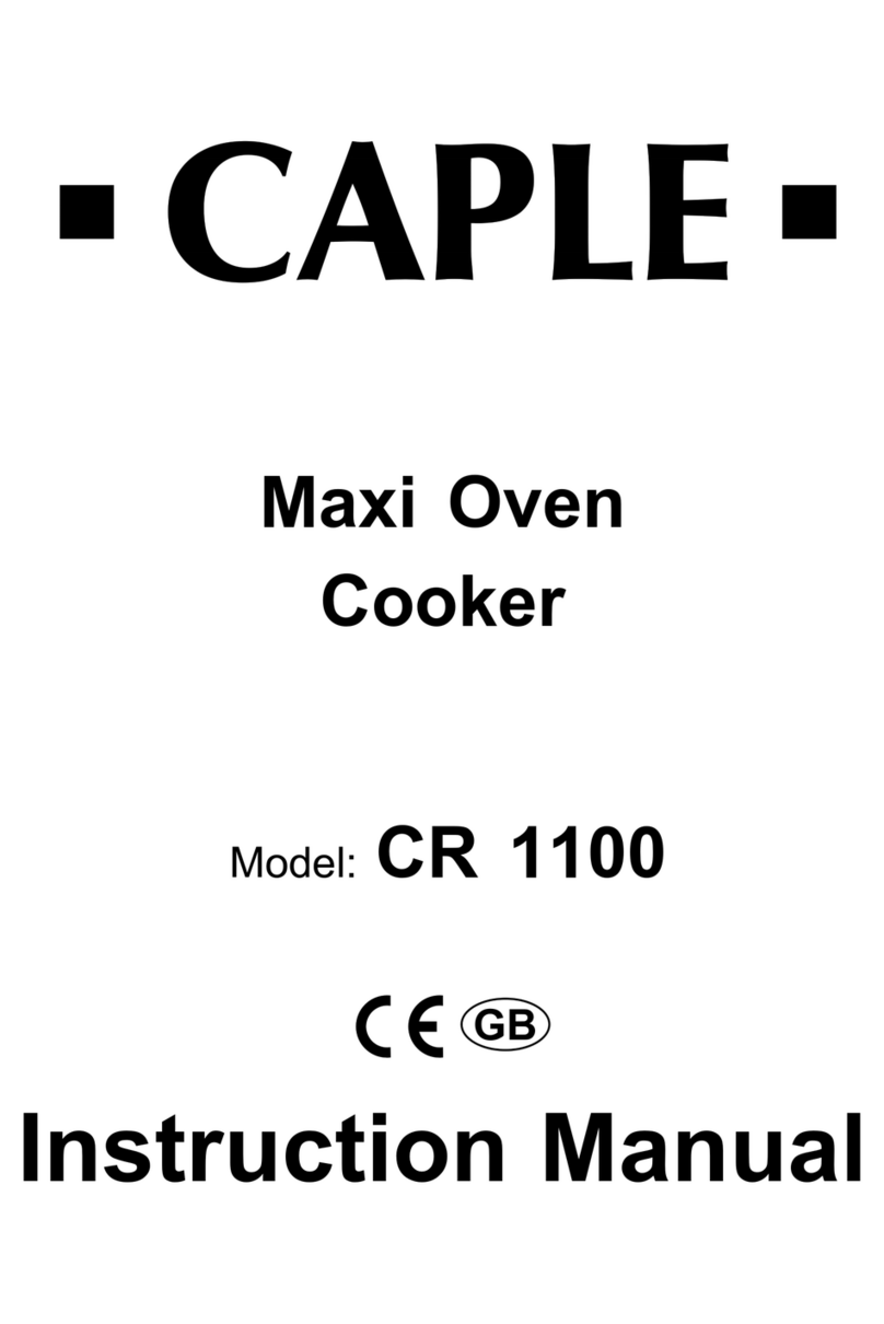 Caple CR 1100 User manual