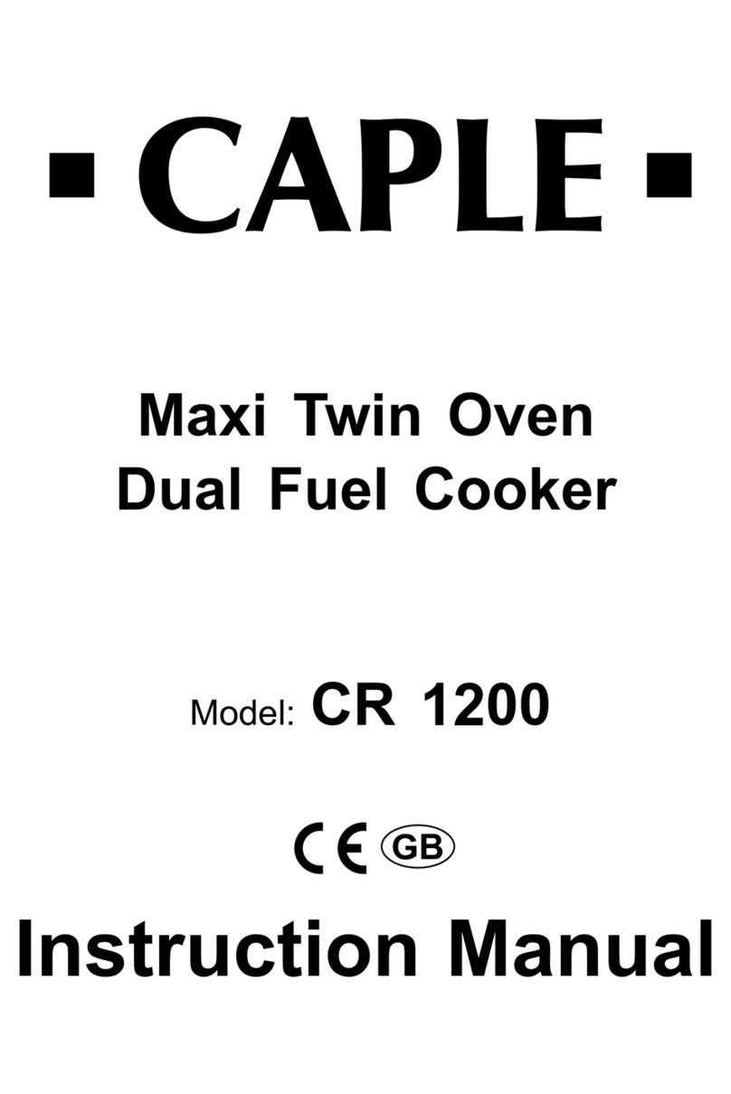 Caple CR 1200 User manual
