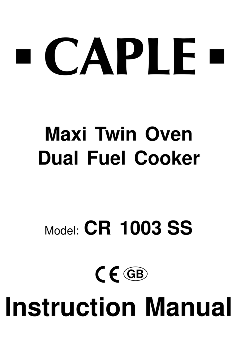 Caple CR 1003 SS User manual