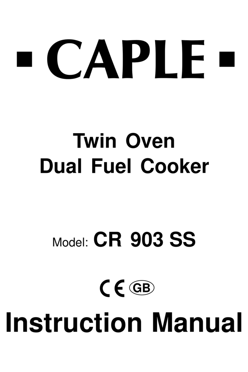 Caple CR 903 SS User manual