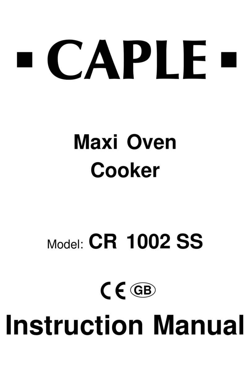 Caple CR 1002 SS User manual