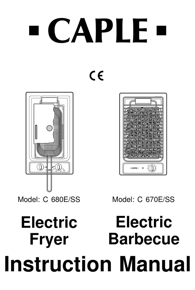 Caple C670E/SS instruction manual