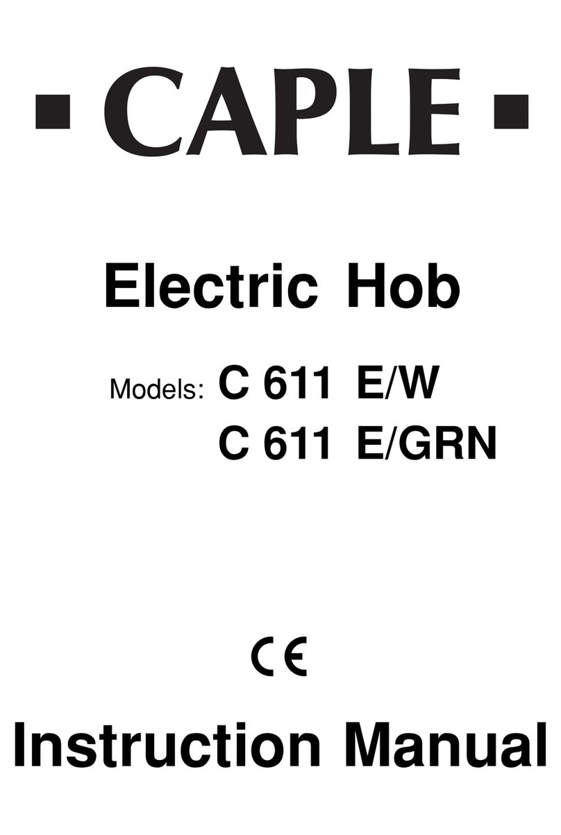 Caple C 611 E/GRN instruction manual