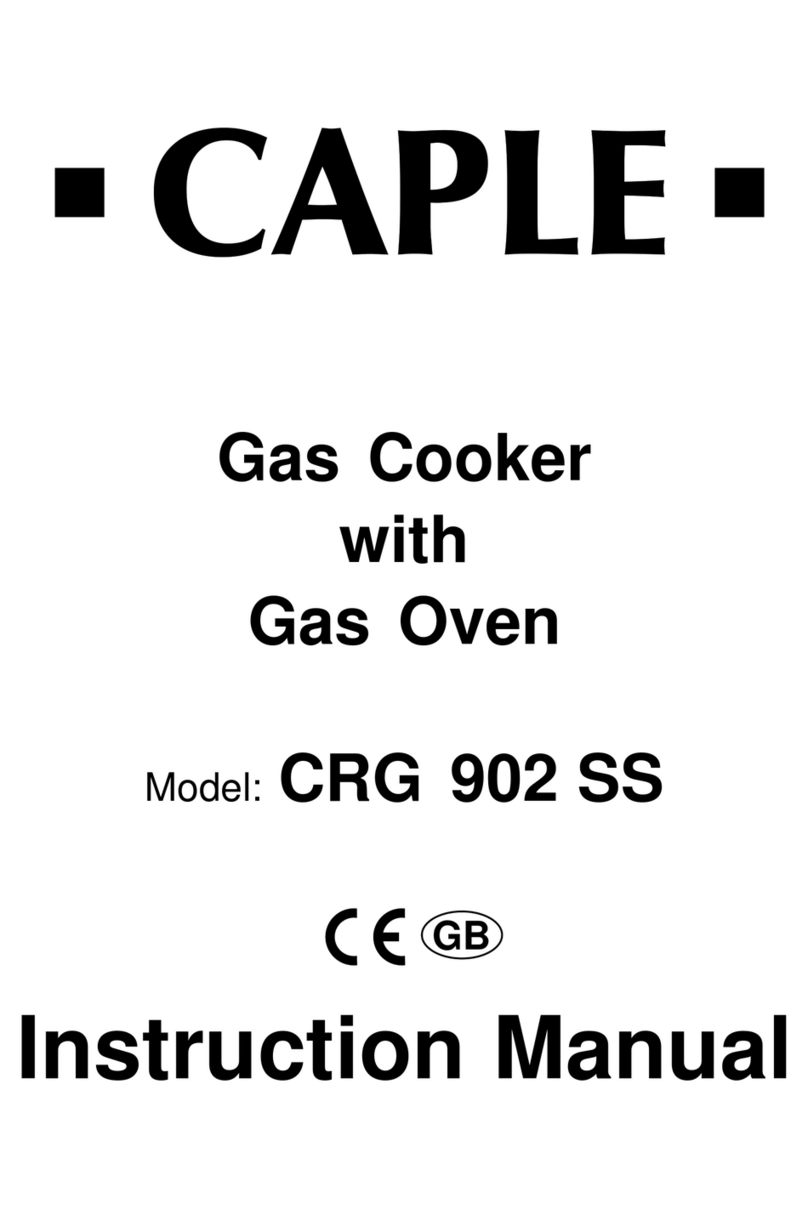 Caple CRG 902 SS User manual