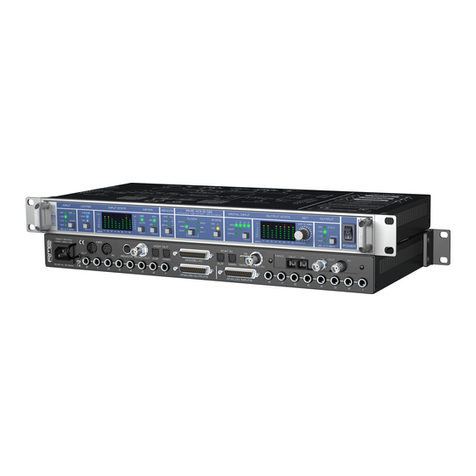 RME Audio ADI-8 QS User manual