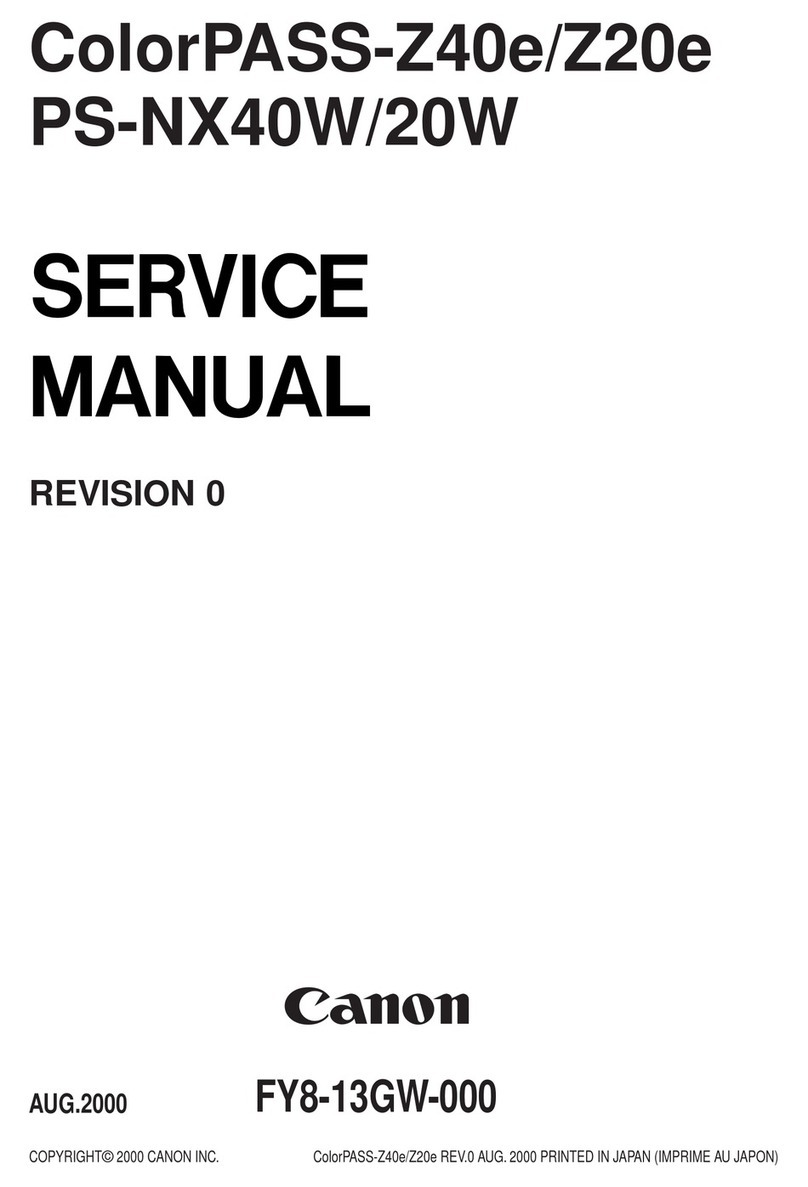 Canon ColorPASS-Z20e User manual