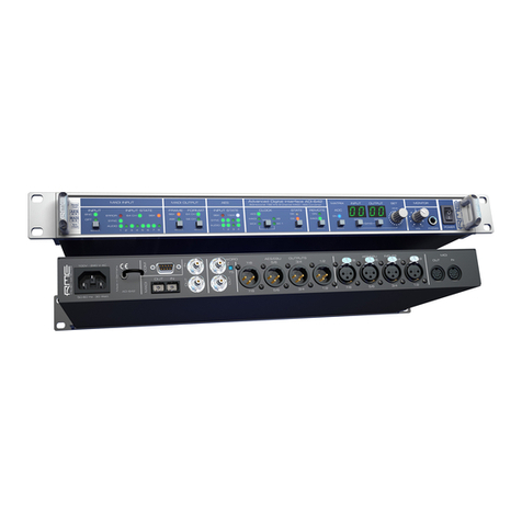 RME Audio ADI-642 User manual