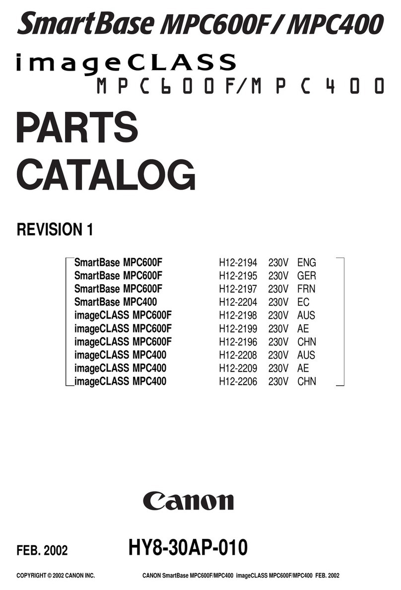 Canon SmartBase MPC400 Instruction Manual