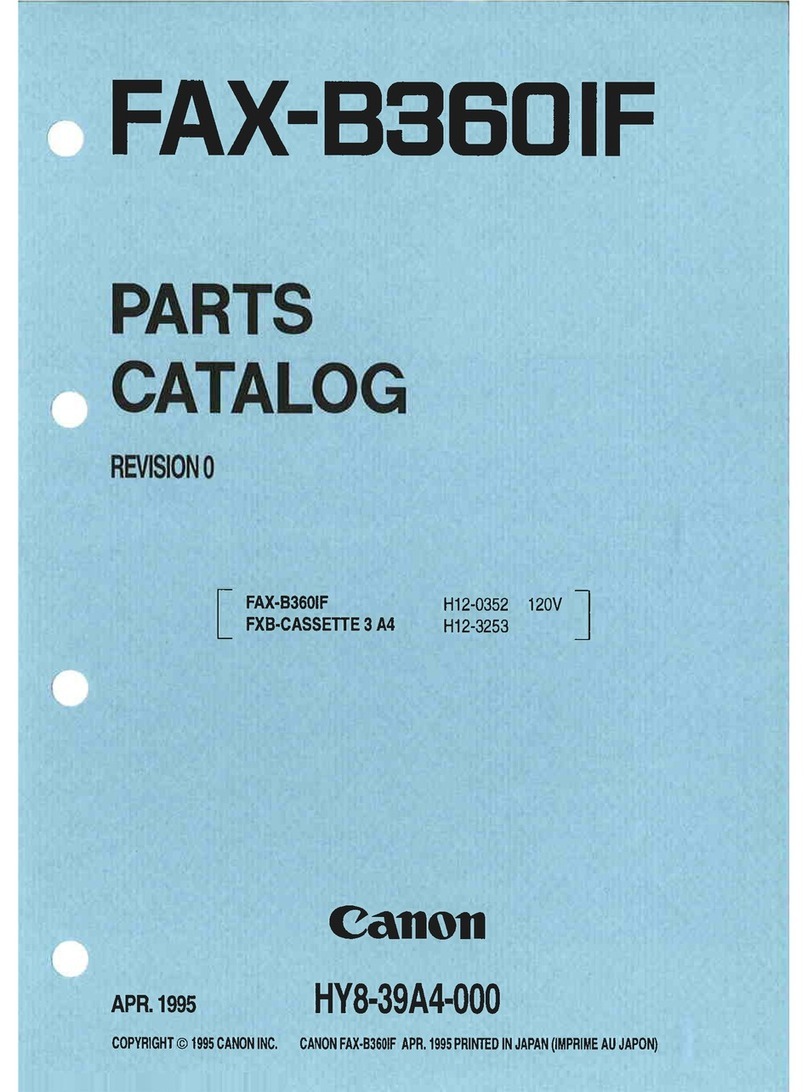 Canon FAX-B360IF Instruction Manual