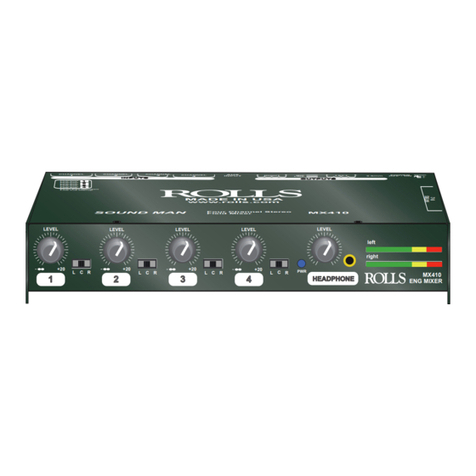 Rolls MX410 User manual