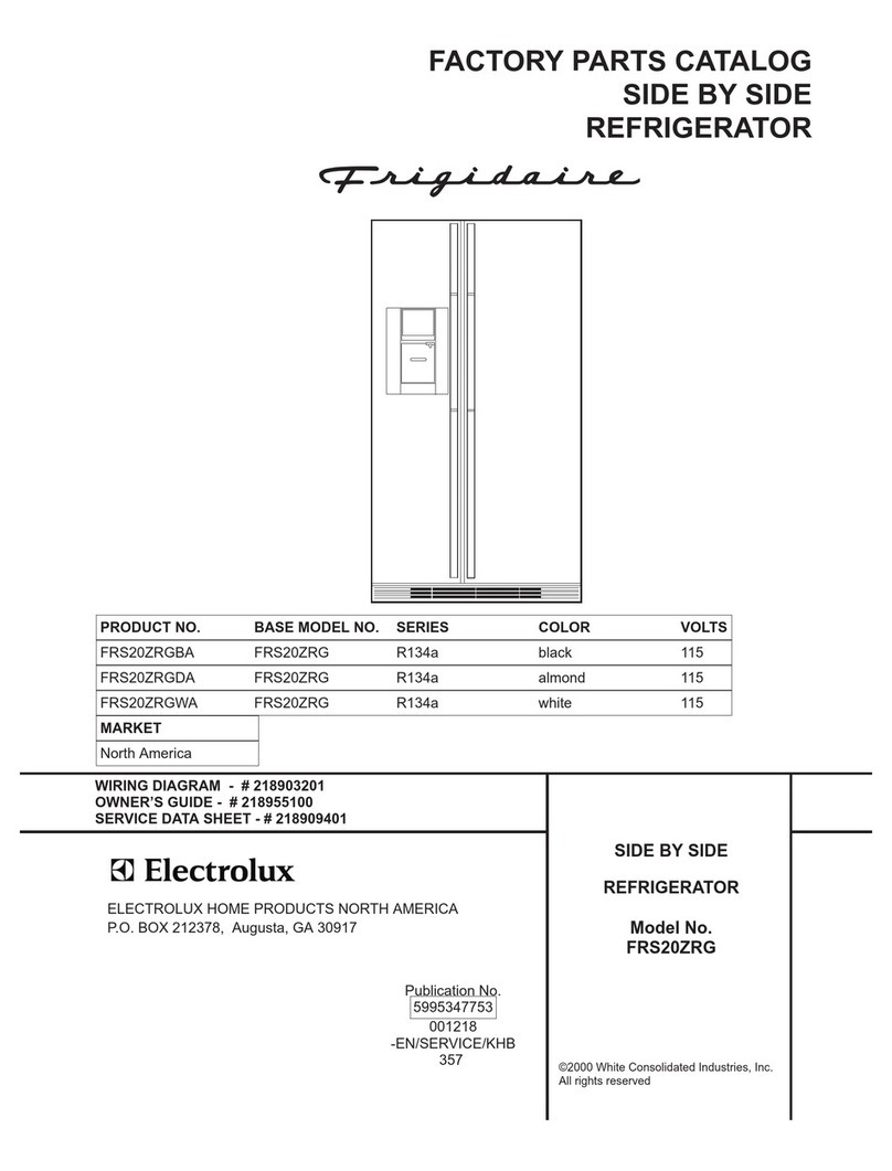 Frigidaire FRS20ZRG User manual