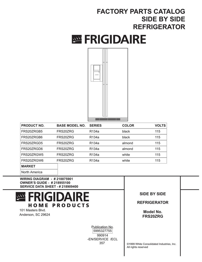 Frigidaire FRS20ZRG User manual