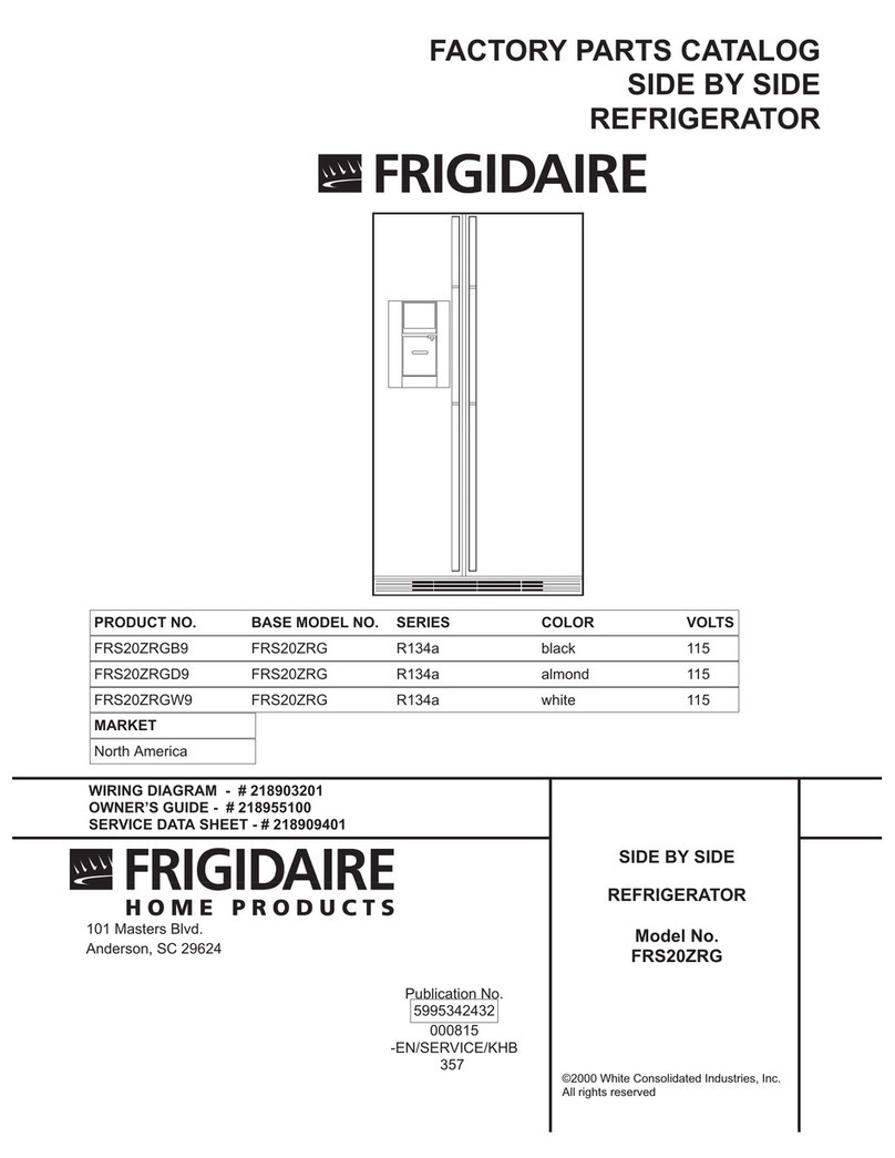 Frigidaire FRS20ZRG User manual