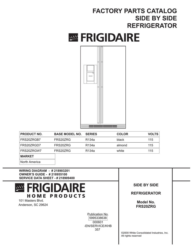 Frigidaire FRS20ZRG User manual