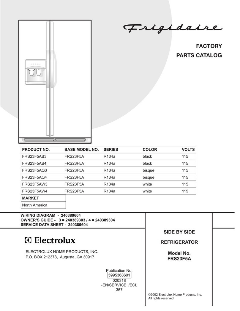 Frigidaire FRS23F5A User manual